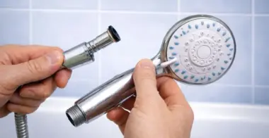 Замена душевой лейки