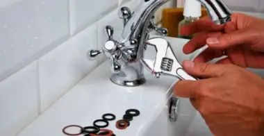 Установка и ремонт двухвентильного смесителя