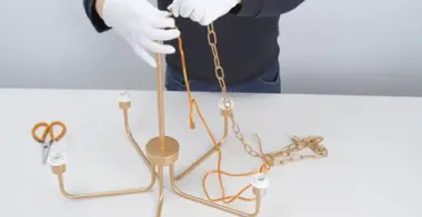 Сборка люстры