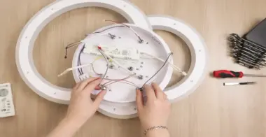 Сборка светильника