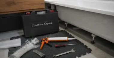 Герметизация ванны