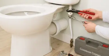 Замена бачка унитаза