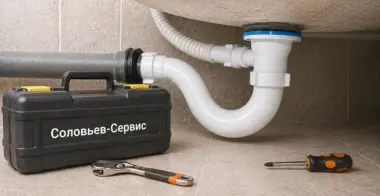Установка слива в ванной